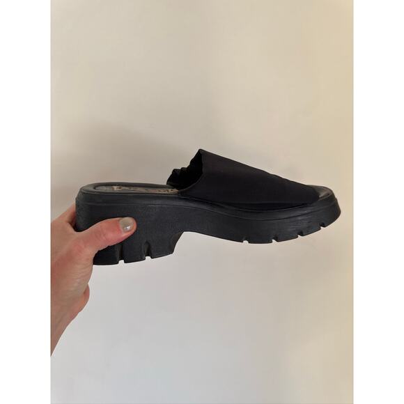 Liz Cole Y2K Chunky Platform Slide Sandals Lug Sole Size, 8 - Picture 6 of 7